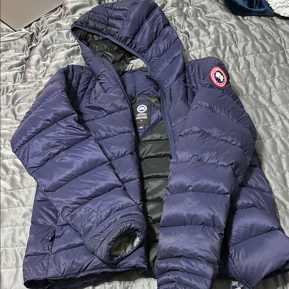 Canada Goose Blue Puffer Jacket Quilted Design - Picture 2 of 6